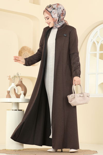 O.Z.T. - عباءة بني 2281OZT1013-MS - 410849