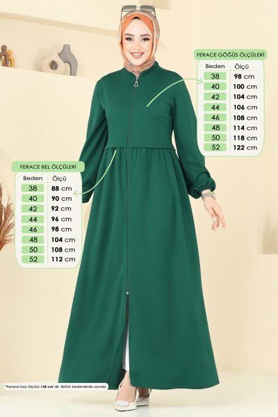 U.K.B. - عباءة زيتي 23002UKB139-MS