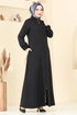 Abaya 23006UKB139-MS Black - Thumbnail
