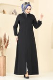 U.K.B. - Abaya 23006UKB139-MS Black