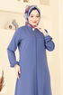 Abaya 23006UKB139-MS Indigo - Thumbnail