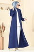 Abaya 23006UKB139-MS Navy Blue - Thumbnail
