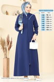 U.K.B. - Abaya 23006UKB139-MS Navy Blue