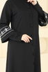 Abaya 23007UKB139-MS Black&Grey - Thumbnail