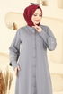 Abaya 23007UKB139-MS Gray - Thumbnail
