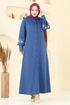 Abaya 23007UKB139-MS Indigo - Thumbnail