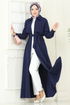 Abaya 23021UKB139-MS Navy Blue - Thumbnail