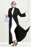 U.K.B. - عباءة أسود 23024UKB139-MS