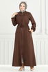 Abaya 23024UKB139-MS Brown - Thumbnail