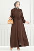 Abaya 23024UKB139-MS Brown - Thumbnail