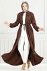 Abaya 23024UKB139-MS Brown - Thumbnail