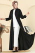 Abaya 23032UKB139-MS Black - Thumbnail