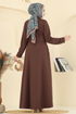 عباءة بني 23032UKB139-MS - Thumbnail