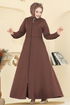 Abaya 23032UKB139-MS Light Brown - Thumbnail