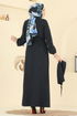 Abaya 24011UKB139-MS Black - Thumbnail