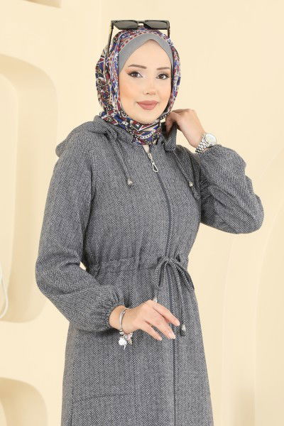 U.K.B. - Abaya 24011UKB139-MS Gray