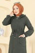 Abaya 24011UKB139-MS Khaki - Thumbnail