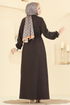 Abaya 24013UKB139-MS Dark Brown - Thumbnail