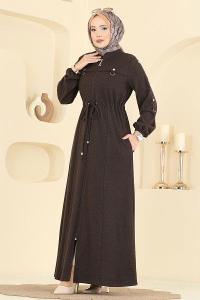 U.K.B. - Abaya 24013UKB139-MS Dark Brown