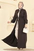 عباءة بني غامق 24013UKB139-MS - Thumbnail