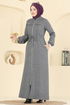 Abaya 24013UKB139-MS Gray - Thumbnail