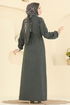Abaya 24013UKB139-MS Khaki - Thumbnail