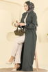 Abaya 24013UKB139-MS Khaki - Thumbnail