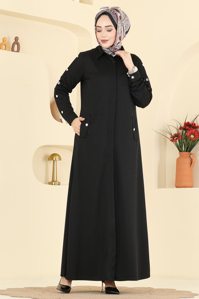 U.K.B. - Abaya 24014UKB139-MS Black - 426229