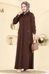 Abaya 24014UKB139-MS Brown - Thumbnail