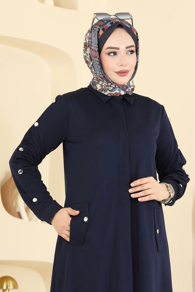 U.K.B. - Abaya 24014UKB139-MS Navy Blue - 426214