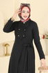 Abaya 24025UKB139-MS Black - Thumbnail