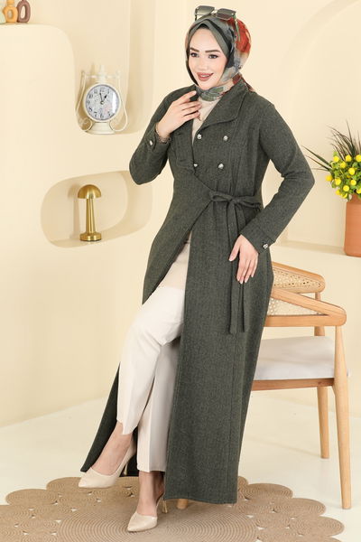 U.K.B. - Abaya 24025UKB139-MS Khaki - 428404