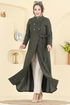 Abaya 24025UKB139-MS Khaki - Thumbnail