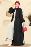 U.K.B.K. - Abaya 24083UKBK1160-MS Black