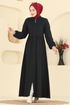 Abaya 24083UKBK1160-MS Black - Thumbnail