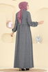 Abaya 24083UKBK1160-MS Gray - Thumbnail
