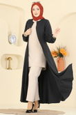 U.K.B.K. - Abaya 24091UKBK1161-MS Black