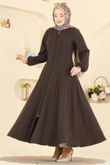 U.K.B.K. - Abaya 24091UKBK1161-MS Brown