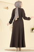 Abaya 24091UKBK1161-MS Brown - Thumbnail