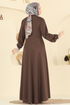 Abaya 2483SL432-MS Brown - Thumbnail