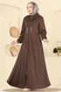 Abaya 2483SL432-MS Brown - Thumbnail