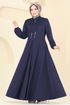 Abaya 2483SL432-MS Navy Blue - Thumbnail