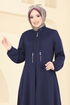 Abaya 2483SL432-MS Navy Blue - Thumbnail