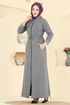 Abaya 25014UKB139-MS Gray - Thumbnail