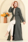 U.K.B. - Abaya 25014UKB139-MS Khaki