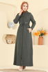 Abaya 25014UKB139-MS Khaki - Thumbnail