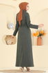 Abaya 25014UKB139-MS Khaki - Thumbnail