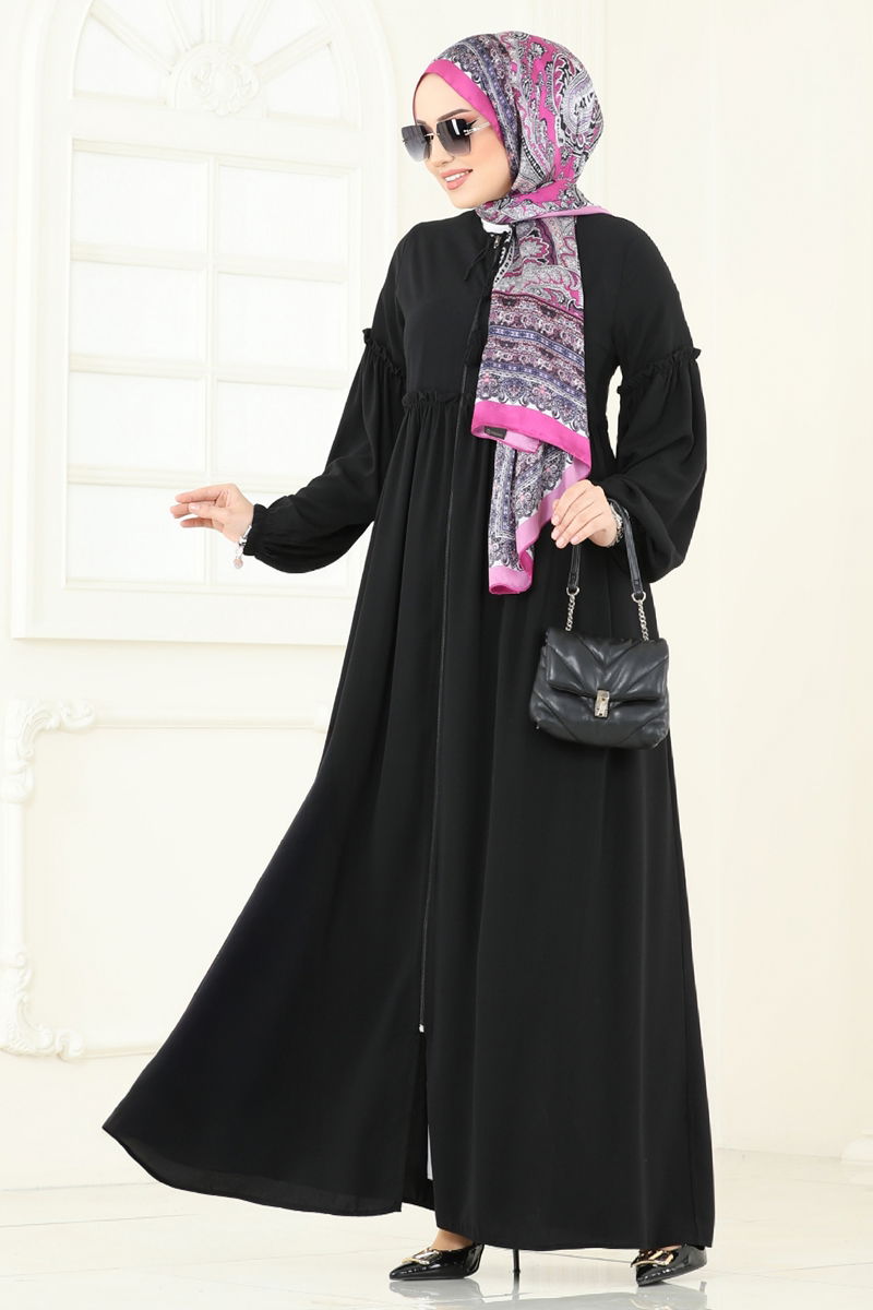 عباءة أسود 2638SL432-MS