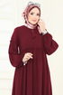 Abaya 2638SL432-MS Burgundy - Thumbnail