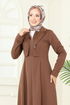 Abaya 2698SL432-MS Light Brown - Thumbnail
